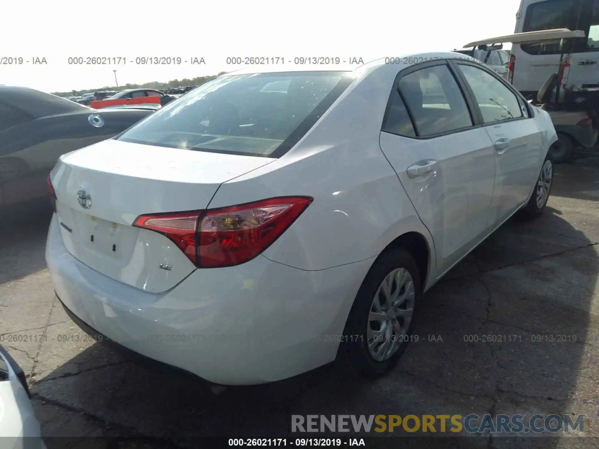 4 Photograph of a damaged car 5YFBURHE1KP870883 TOYOTA COROLLA 2019