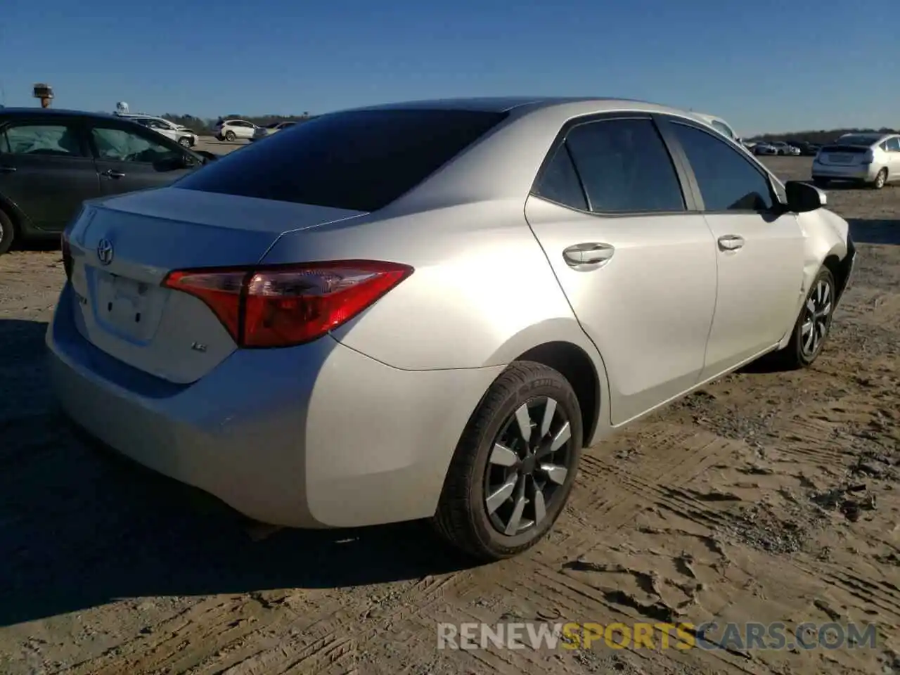 4 Photograph of a damaged car 5YFBURHE1KP871127 TOYOTA COROLLA 2019