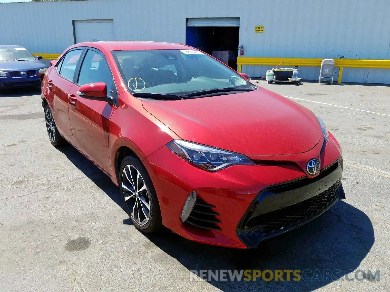 1 Photograph of a damaged car 5YFBURHE1KP871600 TOYOTA COROLLA 2019