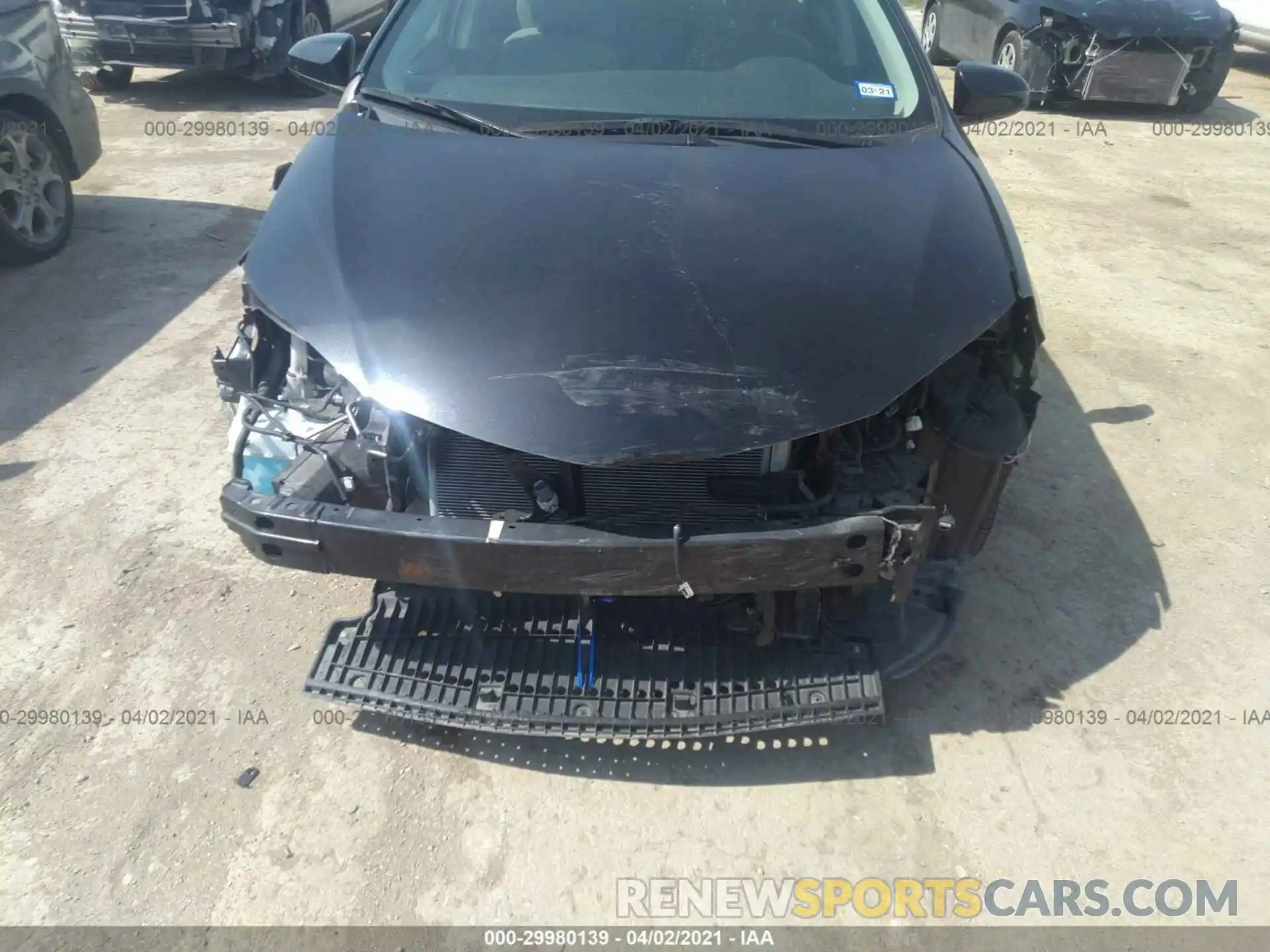 6 Photograph of a damaged car 5YFBURHE1KP871645 TOYOTA COROLLA 2019