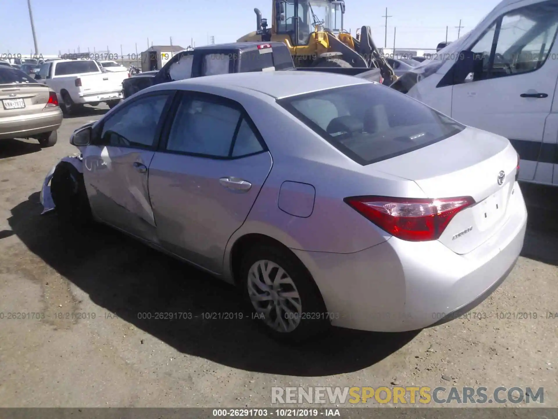 3 Photograph of a damaged car 5YFBURHE1KP871788 TOYOTA COROLLA 2019