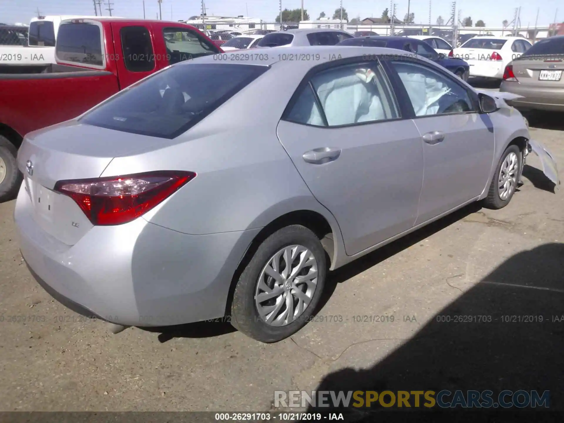 4 Photograph of a damaged car 5YFBURHE1KP871788 TOYOTA COROLLA 2019