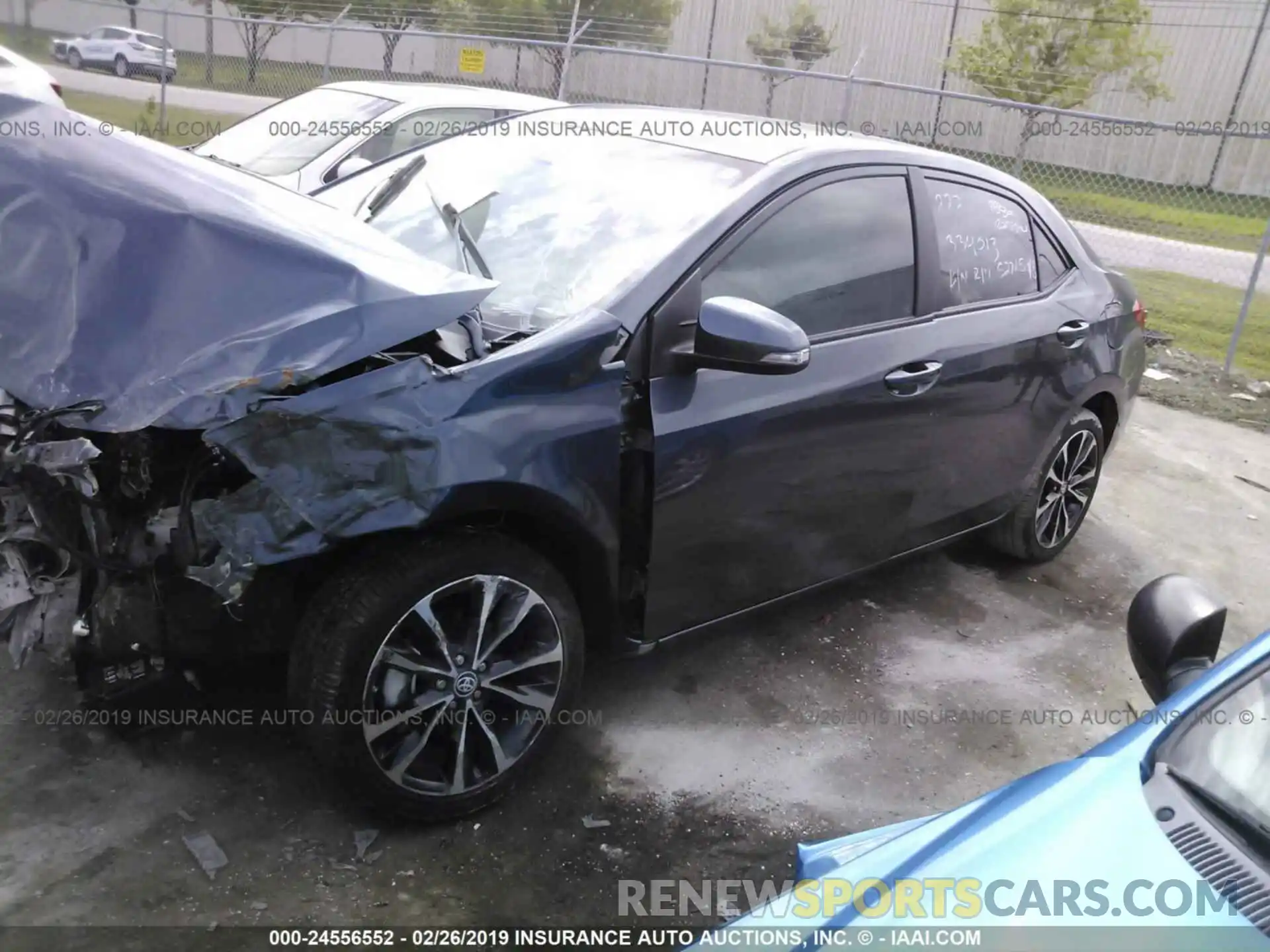 2 Photograph of a damaged car 5YFBURHE1KP872262 TOYOTA COROLLA 2019