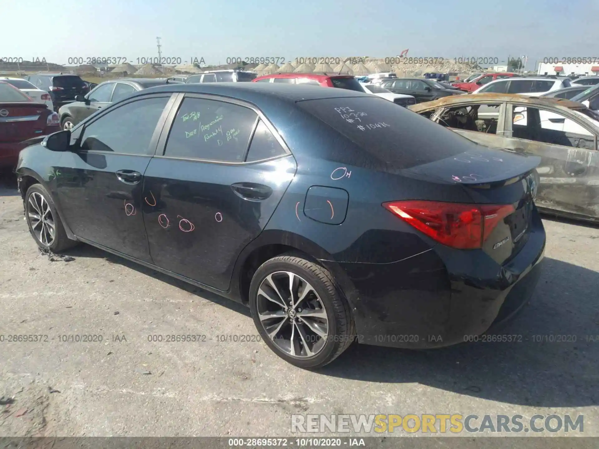 3 Photograph of a damaged car 5YFBURHE1KP872939 TOYOTA COROLLA 2019