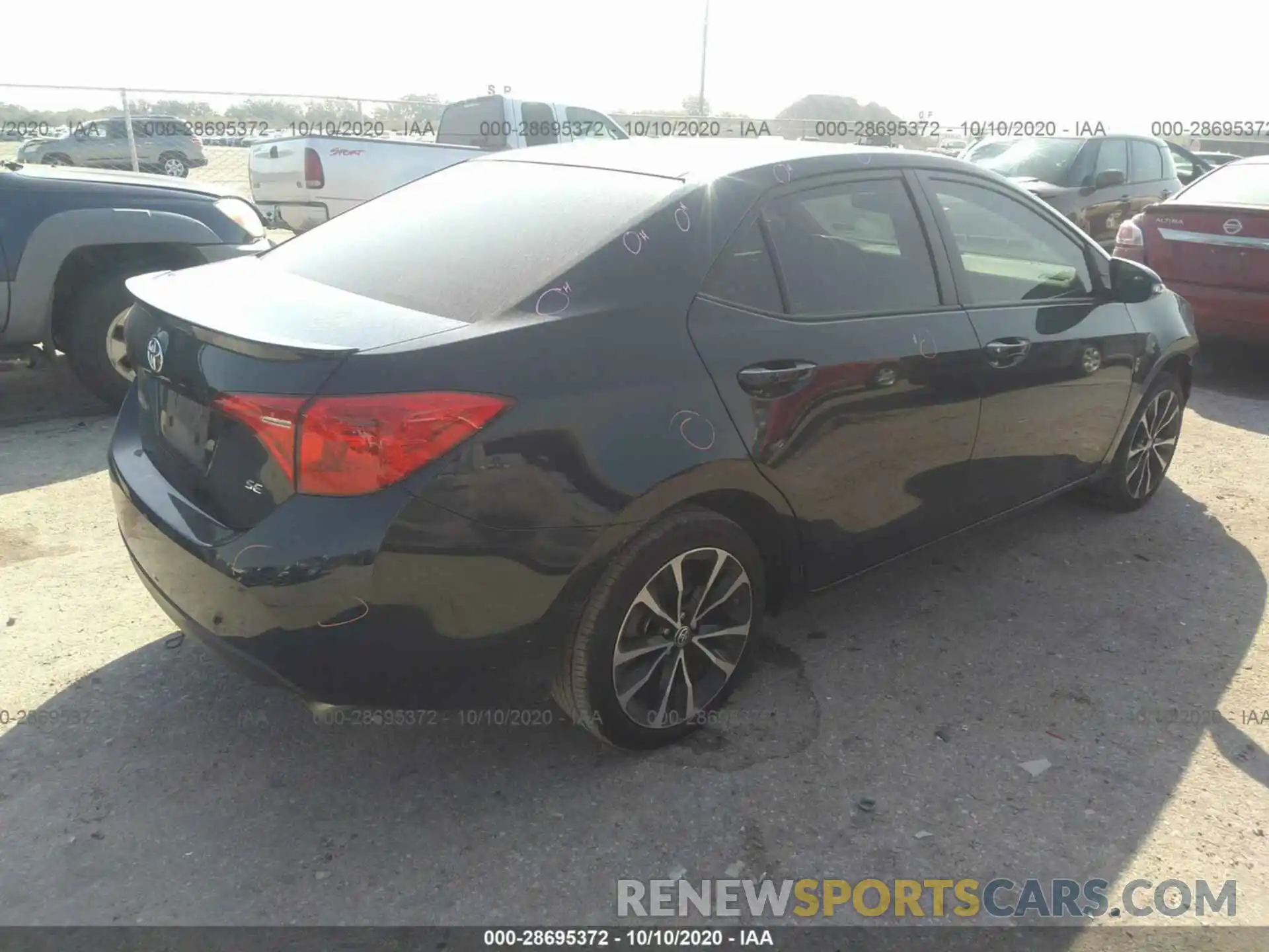 4 Photograph of a damaged car 5YFBURHE1KP872939 TOYOTA COROLLA 2019