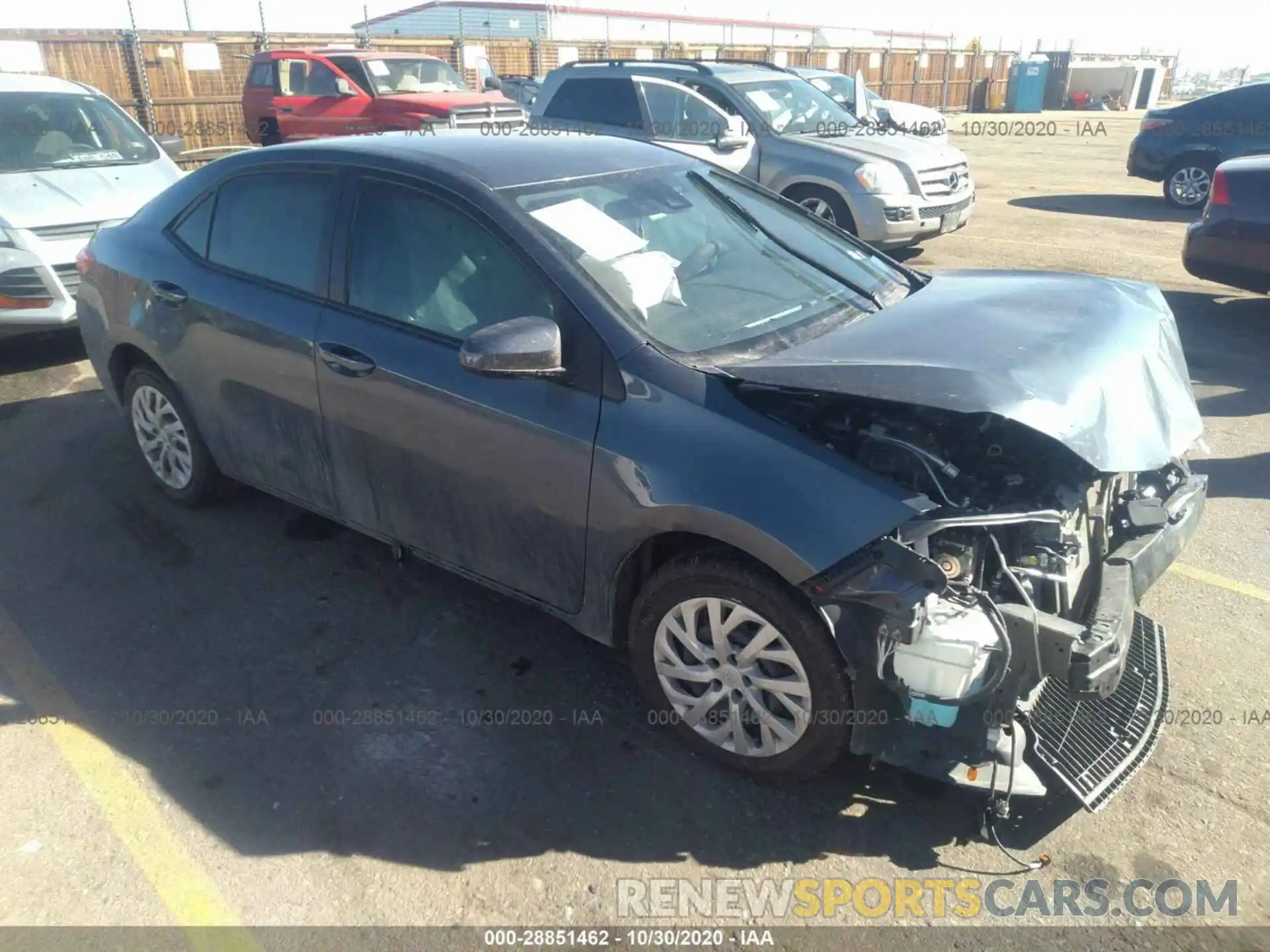 1 Photograph of a damaged car 5YFBURHE1KP872956 TOYOTA COROLLA 2019