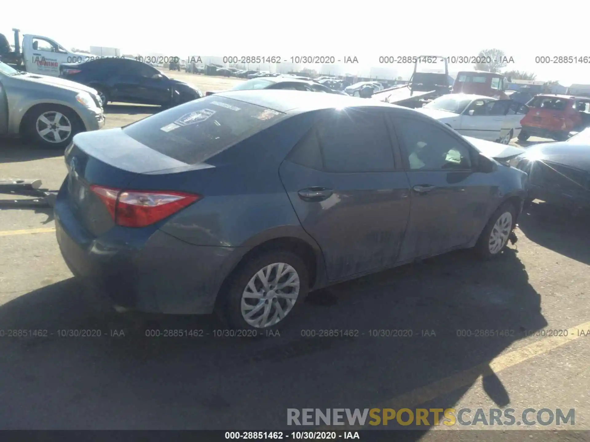 4 Photograph of a damaged car 5YFBURHE1KP872956 TOYOTA COROLLA 2019