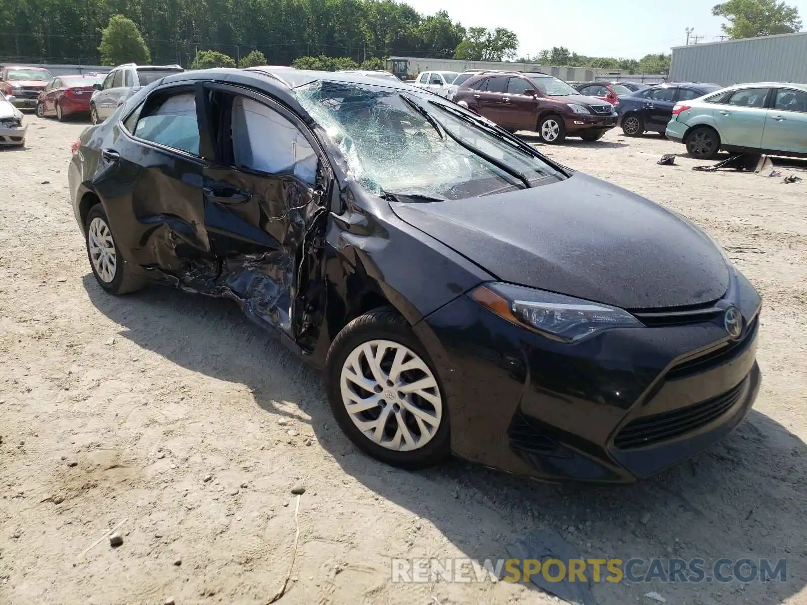 1 Photograph of a damaged car 5YFBURHE1KP872973 TOYOTA COROLLA 2019