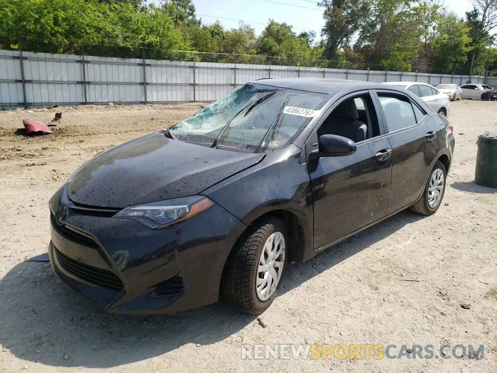 2 Photograph of a damaged car 5YFBURHE1KP872973 TOYOTA COROLLA 2019