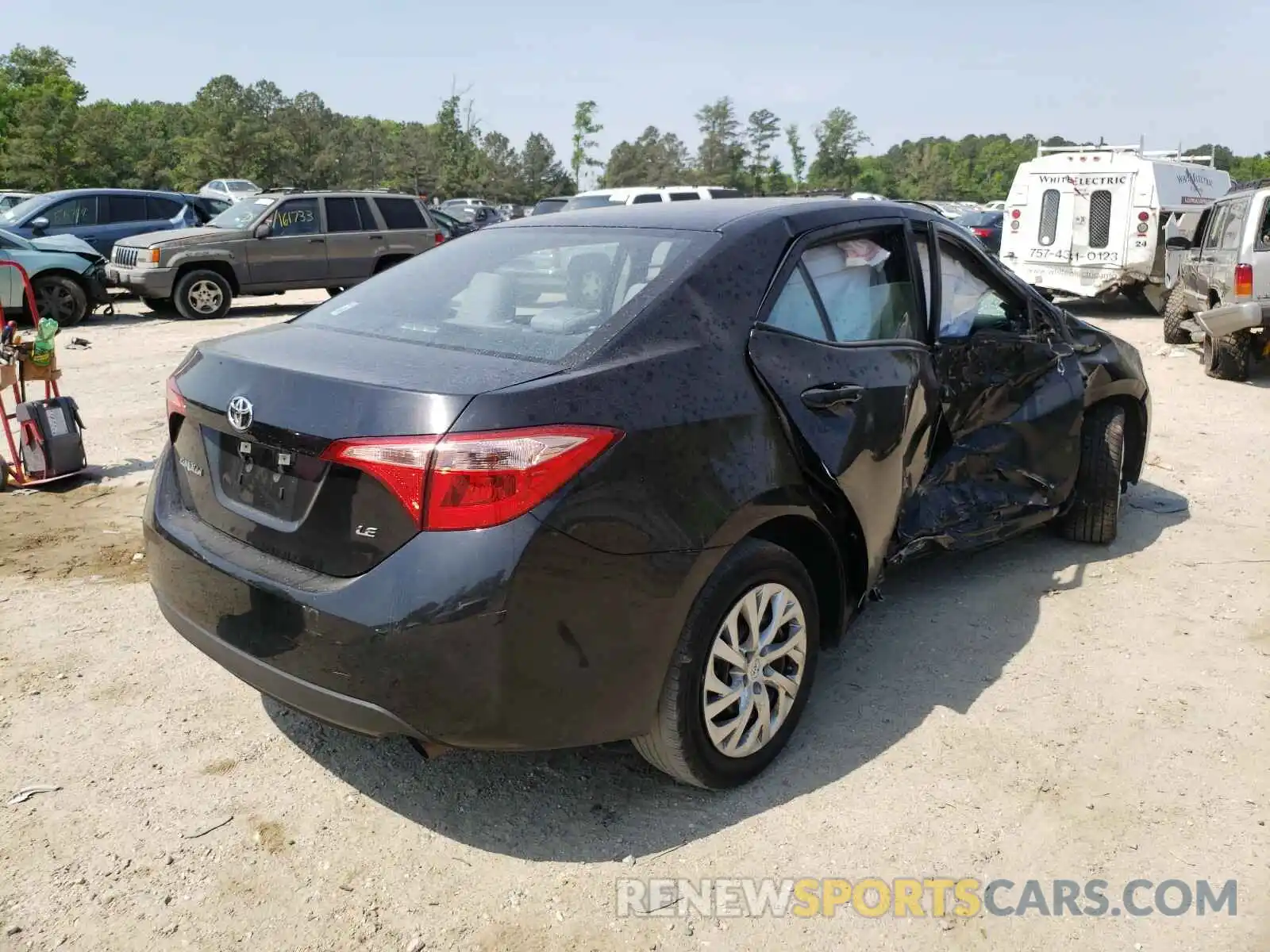 4 Photograph of a damaged car 5YFBURHE1KP872973 TOYOTA COROLLA 2019