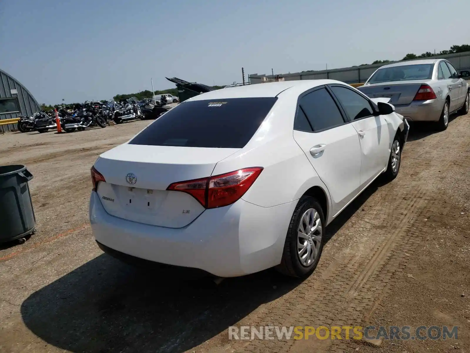 4 Photograph of a damaged car 5YFBURHE1KP873086 TOYOTA COROLLA 2019