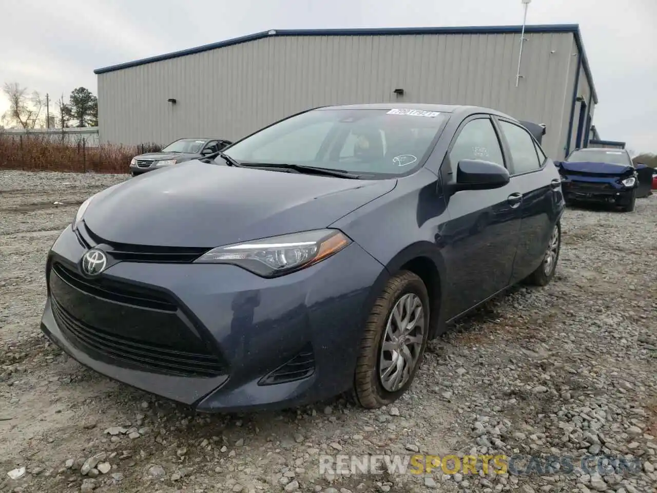 2 Photograph of a damaged car 5YFBURHE1KP873153 TOYOTA COROLLA 2019