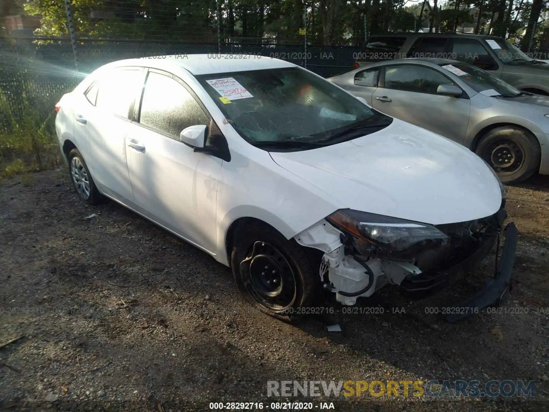 1 Photograph of a damaged car 5YFBURHE1KP873279 TOYOTA COROLLA 2019