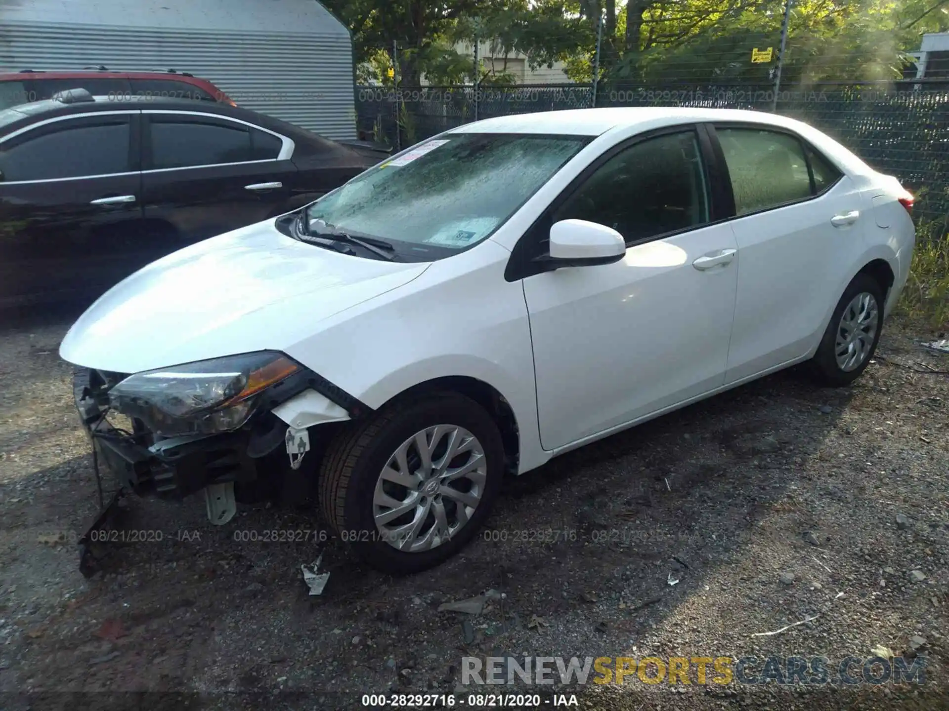 2 Photograph of a damaged car 5YFBURHE1KP873279 TOYOTA COROLLA 2019