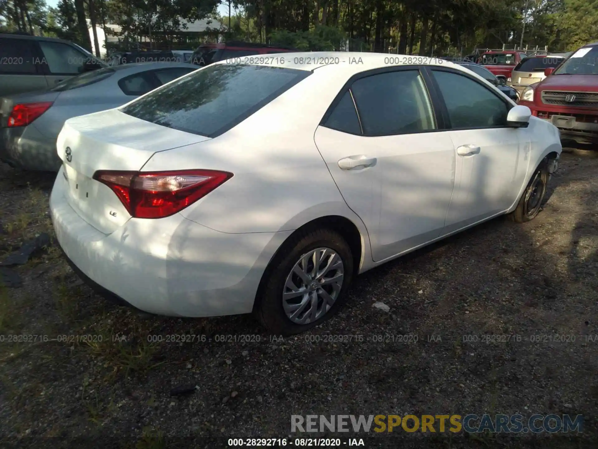 4 Photograph of a damaged car 5YFBURHE1KP873279 TOYOTA COROLLA 2019