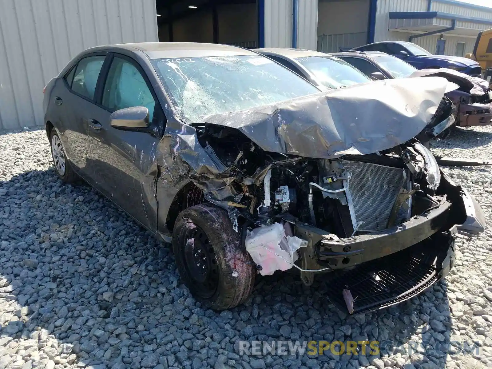 1 Photograph of a damaged car 5YFBURHE1KP873332 TOYOTA COROLLA 2019