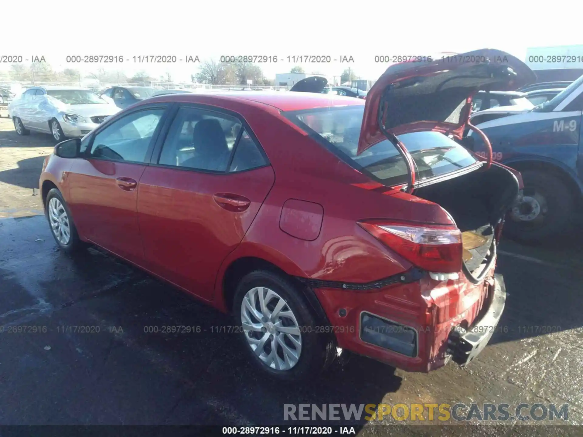 3 Photograph of a damaged car 5YFBURHE1KP873346 TOYOTA COROLLA 2019