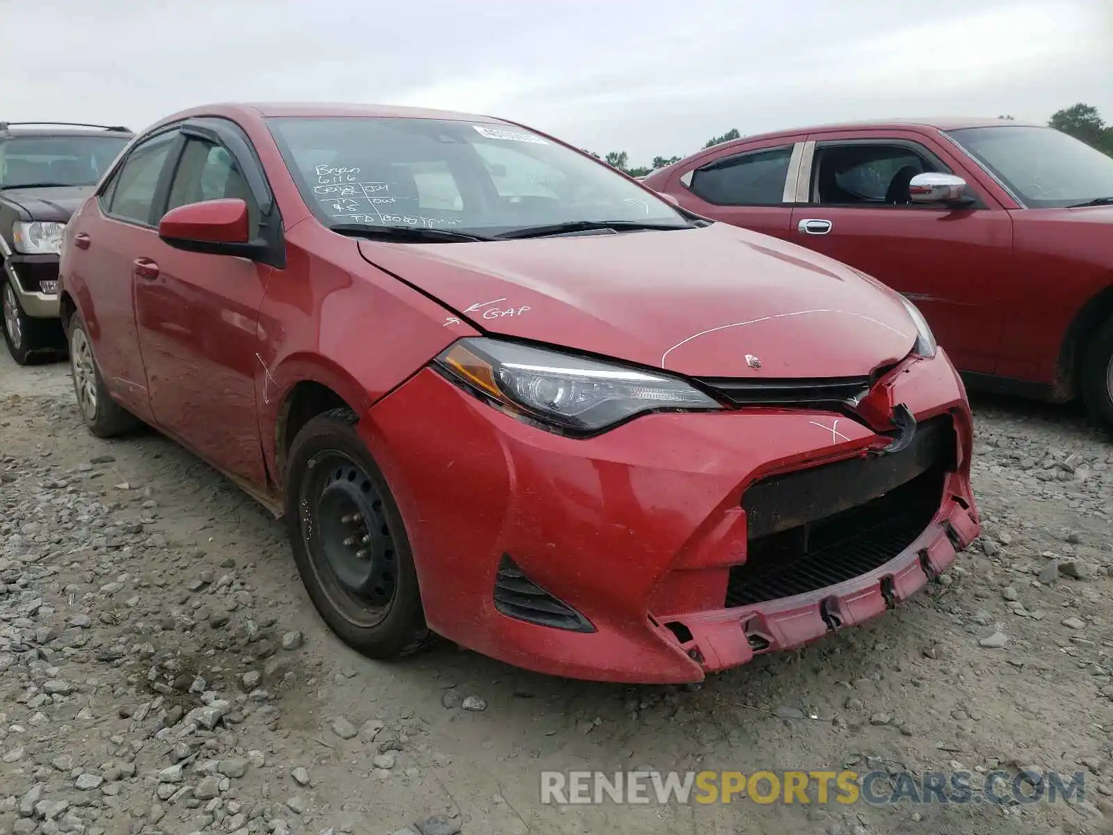 1 Photograph of a damaged car 5YFBURHE1KP873539 TOYOTA COROLLA 2019