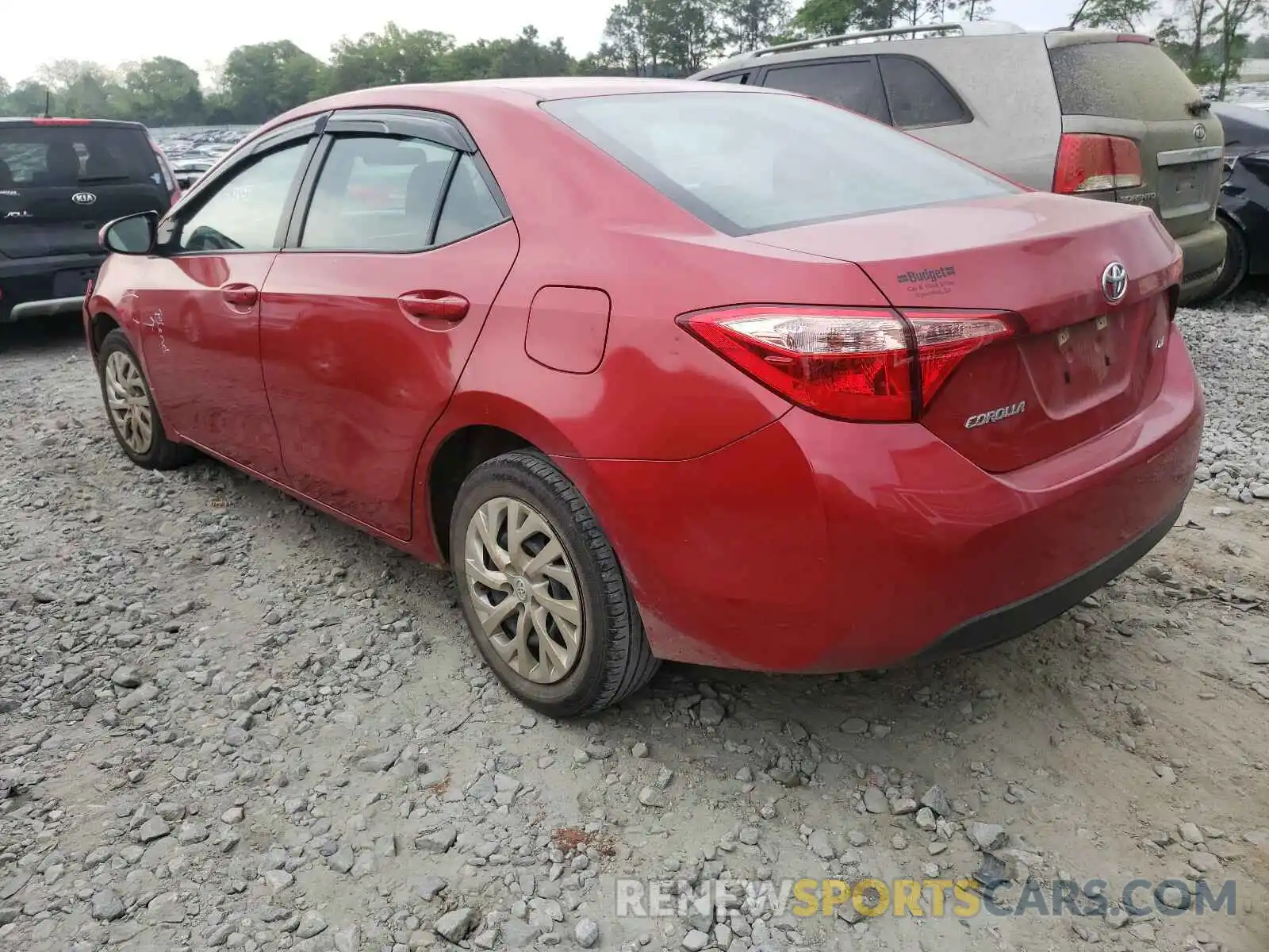 3 Photograph of a damaged car 5YFBURHE1KP873539 TOYOTA COROLLA 2019