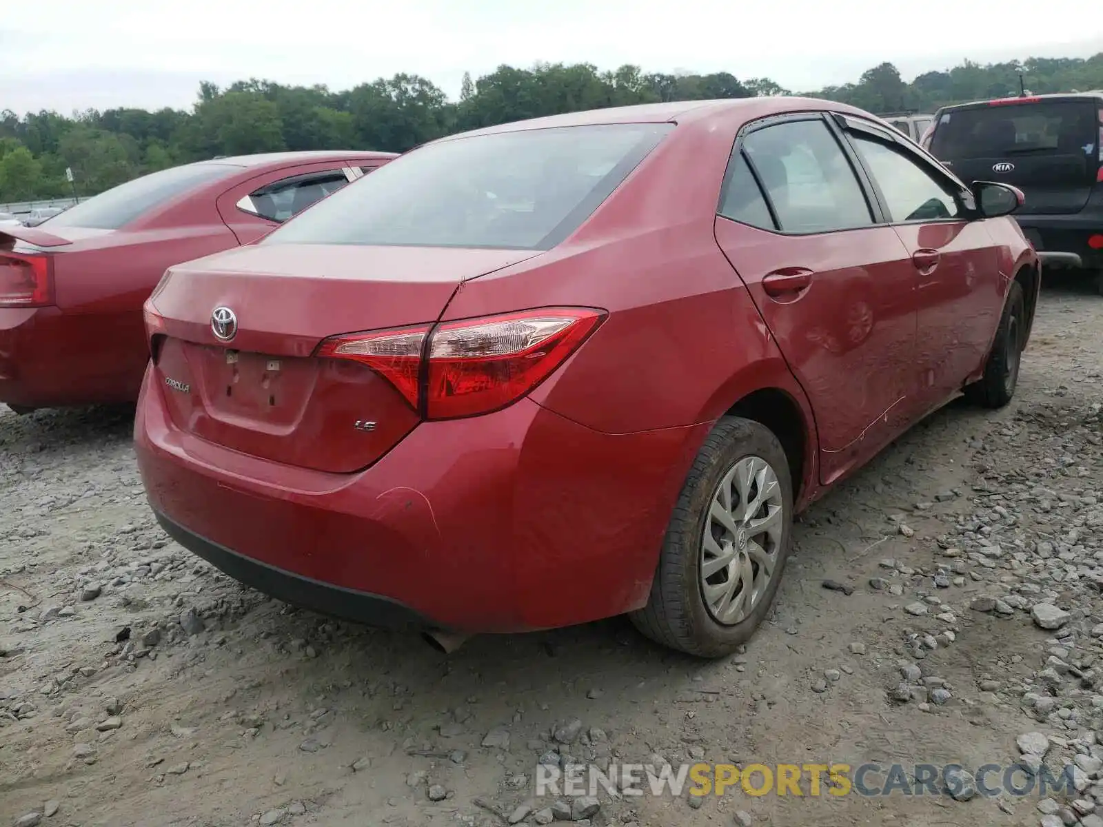 4 Photograph of a damaged car 5YFBURHE1KP873539 TOYOTA COROLLA 2019