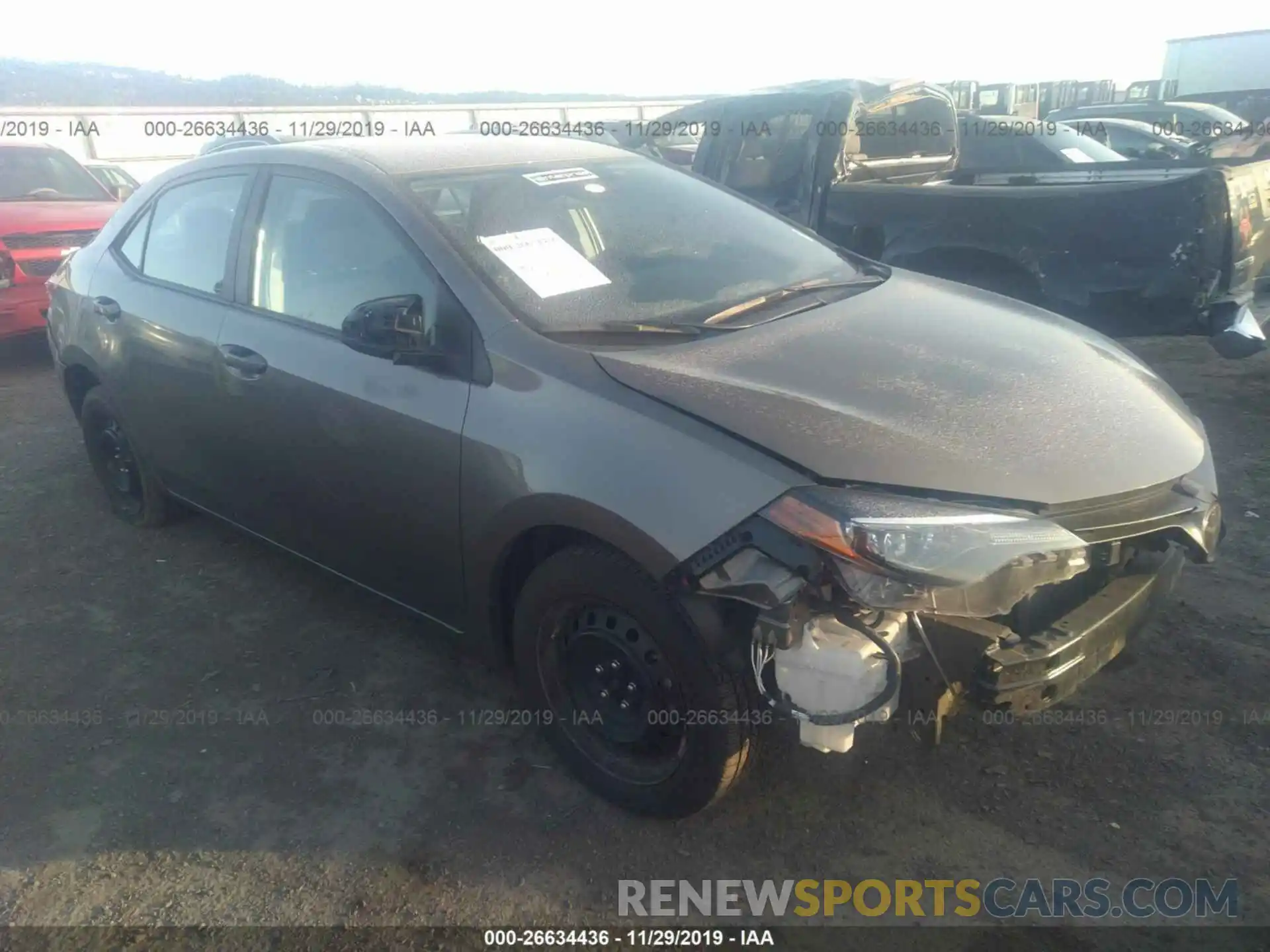 1 Photograph of a damaged car 5YFBURHE1KP873590 TOYOTA COROLLA 2019