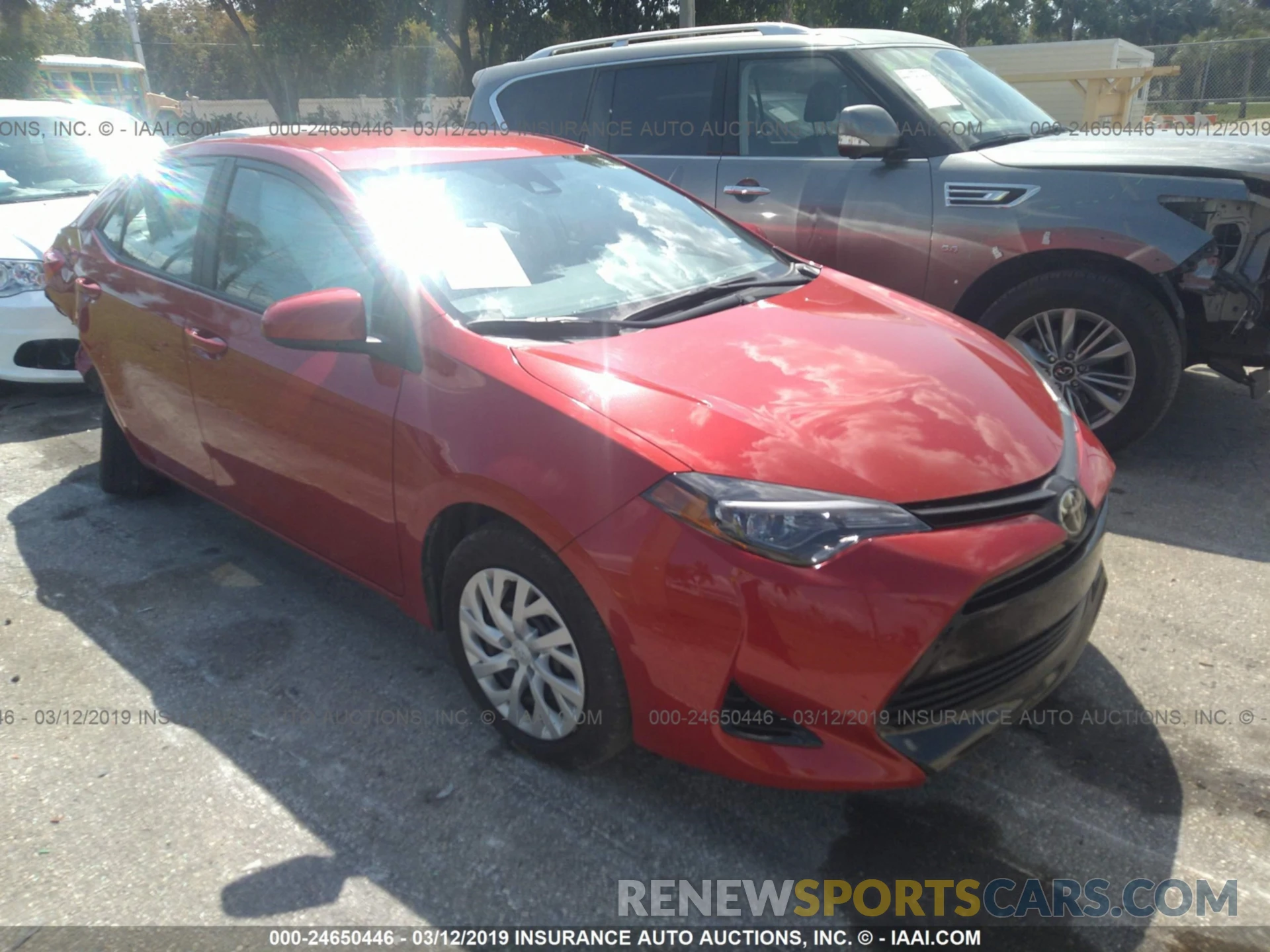 1 Photograph of a damaged car 5YFBURHE1KP873699 TOYOTA COROLLA 2019