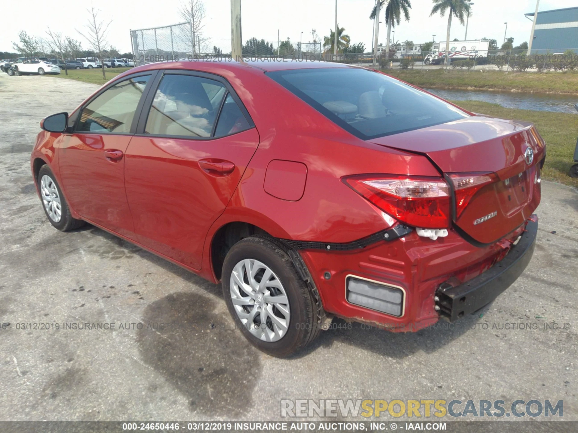 3 Photograph of a damaged car 5YFBURHE1KP873699 TOYOTA COROLLA 2019