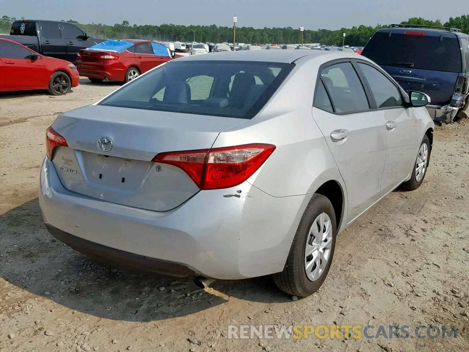 4 Photograph of a damaged car 5YFBURHE1KP873847 TOYOTA COROLLA 2019