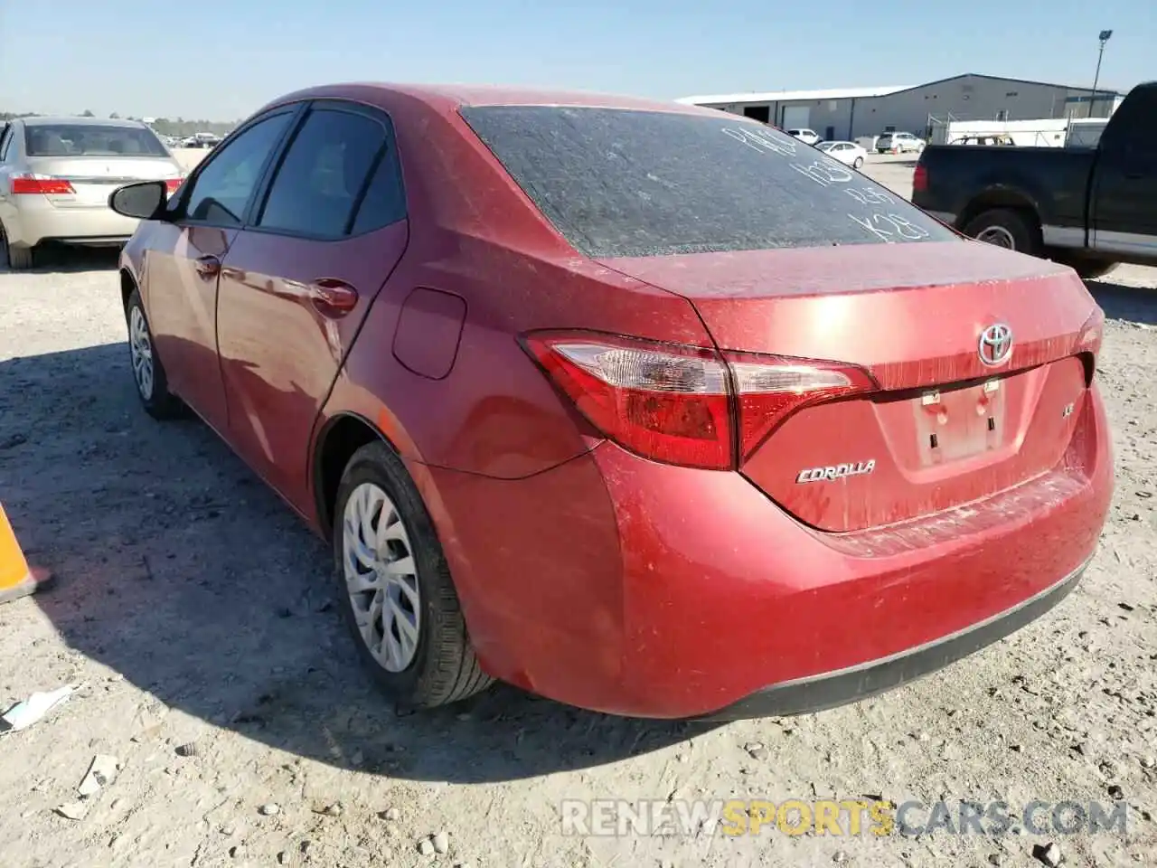 3 Photograph of a damaged car 5YFBURHE1KP874092 TOYOTA COROLLA 2019