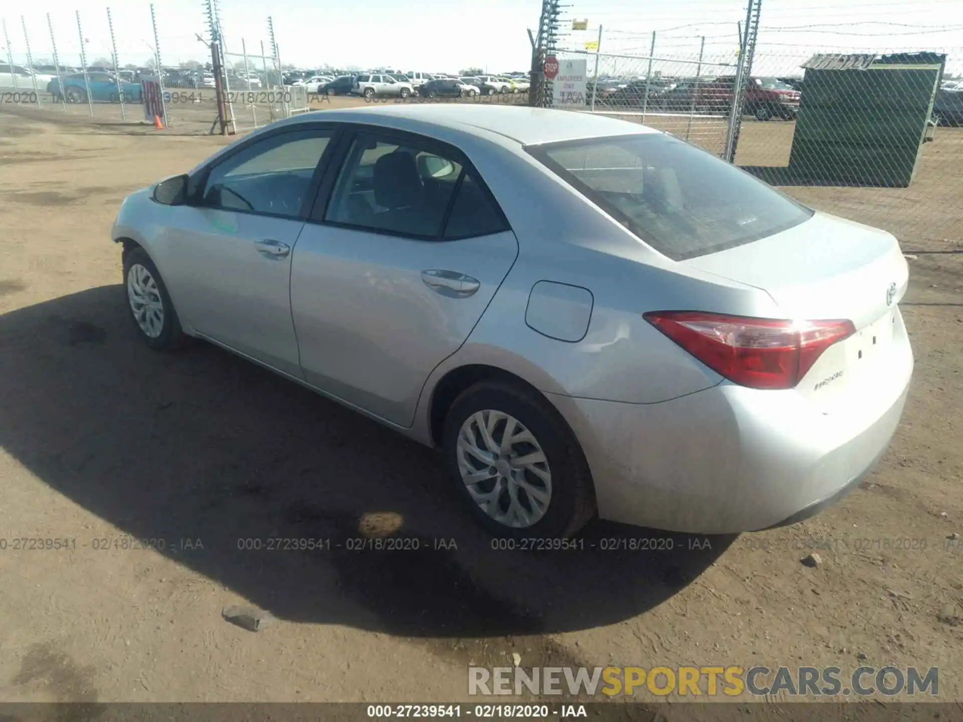 3 Photograph of a damaged car 5YFBURHE1KP874335 TOYOTA COROLLA 2019