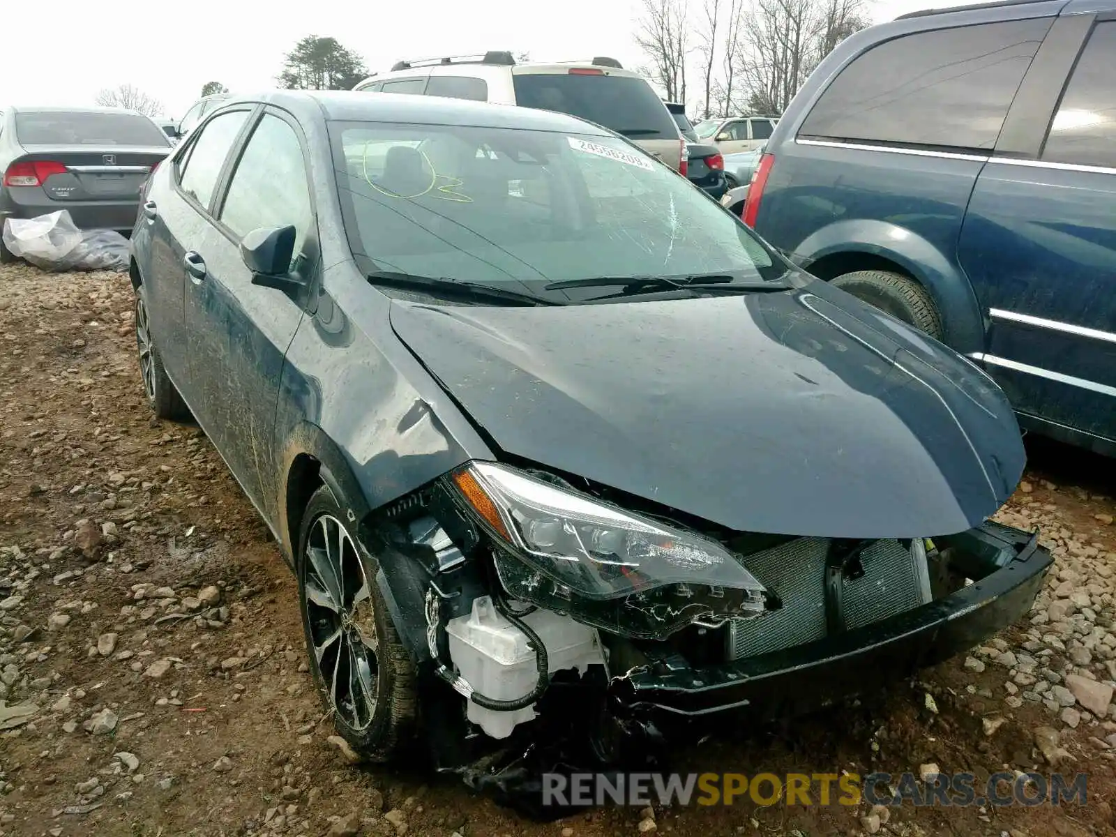 1 Photograph of a damaged car 5YFBURHE1KP874917 TOYOTA COROLLA 2019