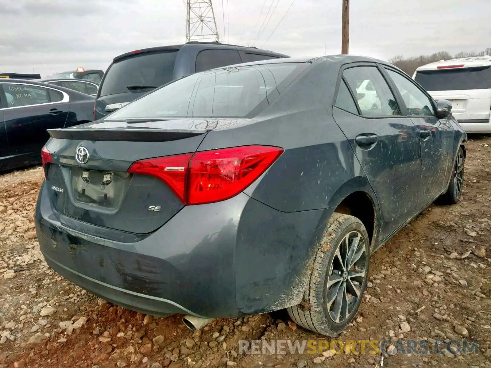 4 Photograph of a damaged car 5YFBURHE1KP874917 TOYOTA COROLLA 2019