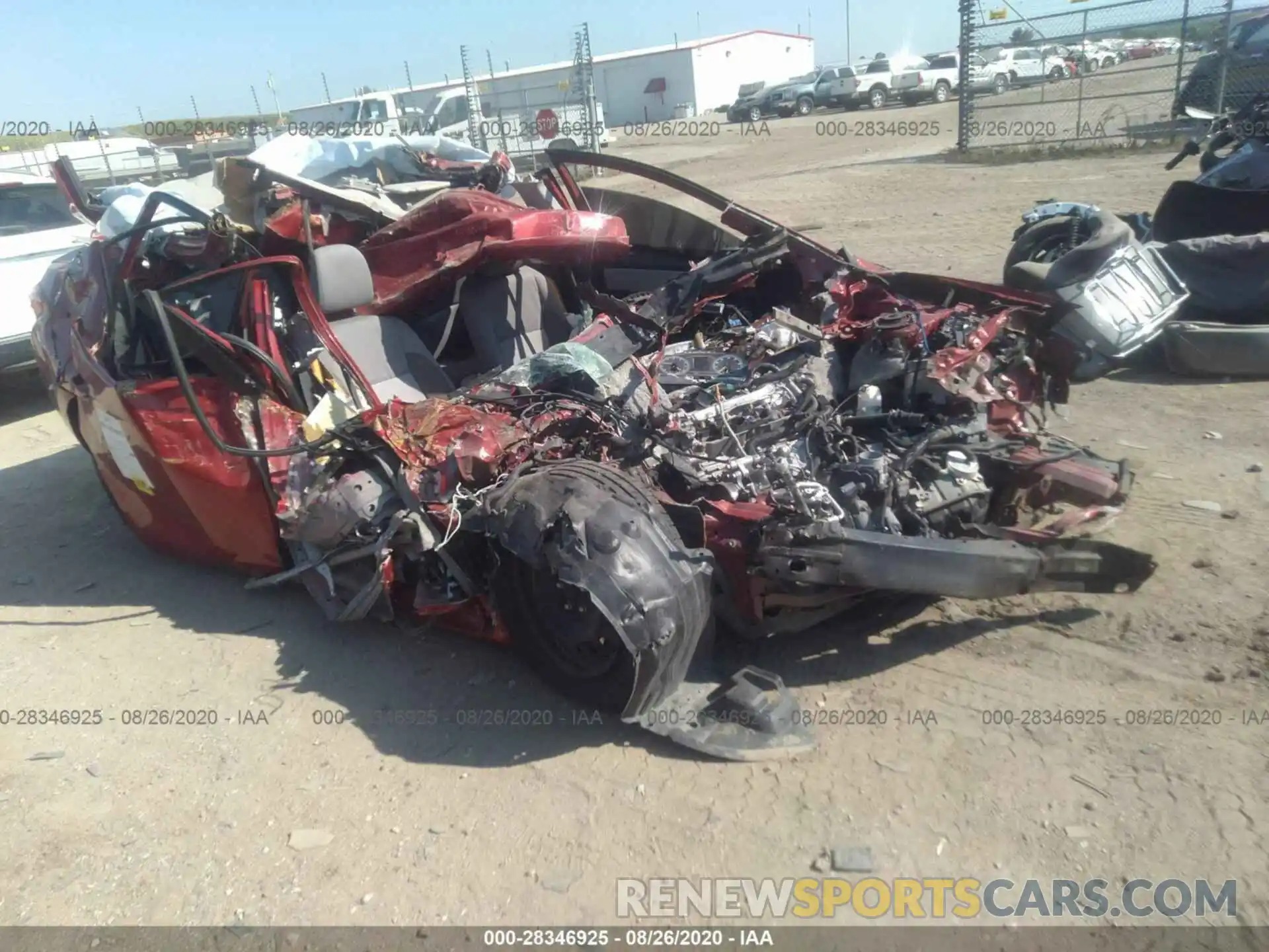 1 Photograph of a damaged car 5YFBURHE1KP875050 TOYOTA COROLLA 2019