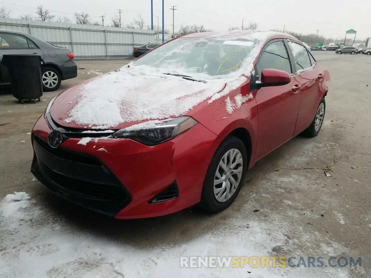 2 Photograph of a damaged car 5YFBURHE1KP875128 TOYOTA COROLLA 2019