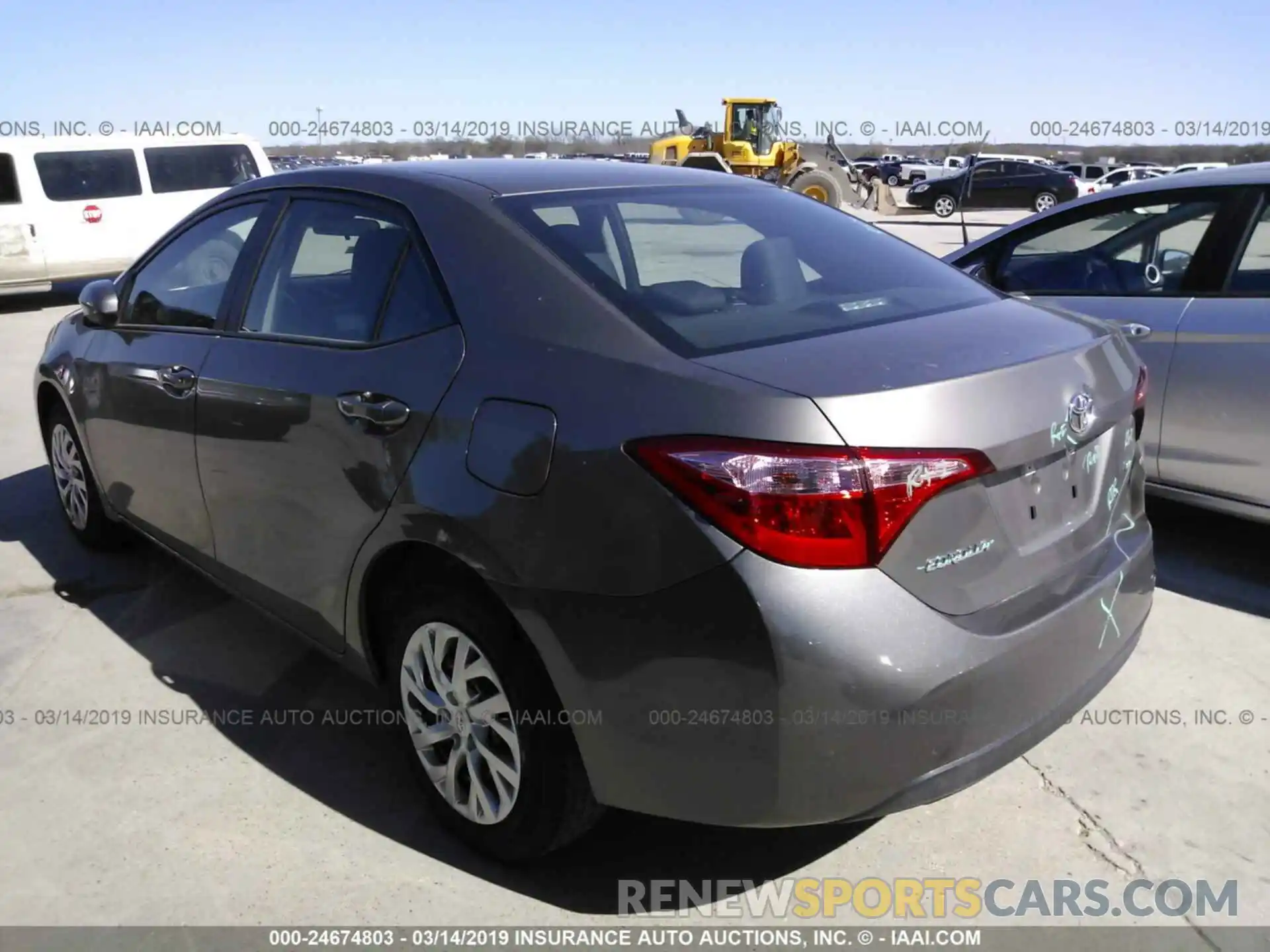 3 Photograph of a damaged car 5YFBURHE1KP875386 TOYOTA COROLLA 2019