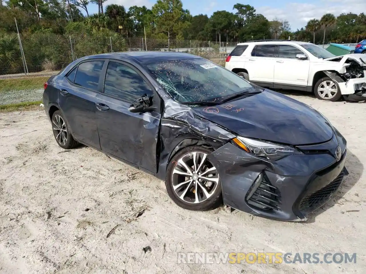 9 Photograph of a damaged car 5YFBURHE1KP875484 TOYOTA COROLLA 2019