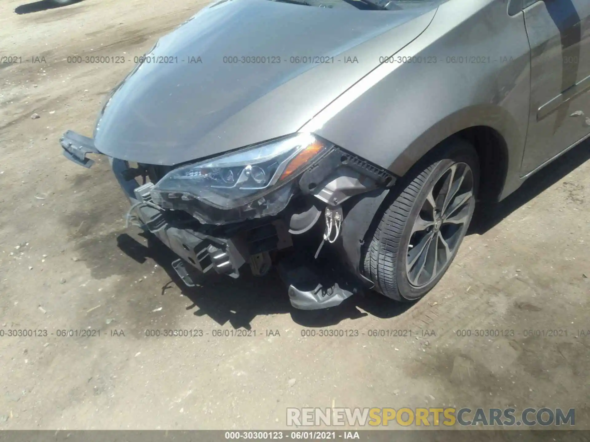 6 Photograph of a damaged car 5YFBURHE1KP875551 TOYOTA COROLLA 2019