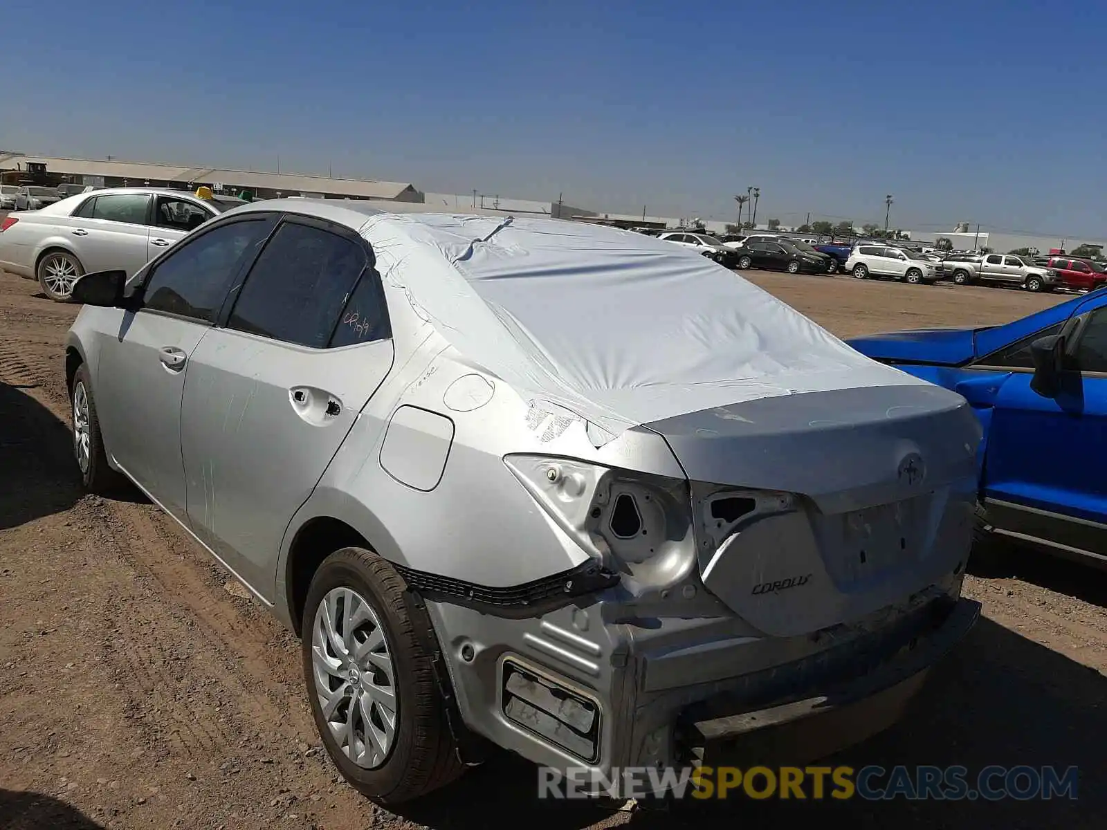 3 Photograph of a damaged car 5YFBURHE1KP875694 TOYOTA COROLLA 2019