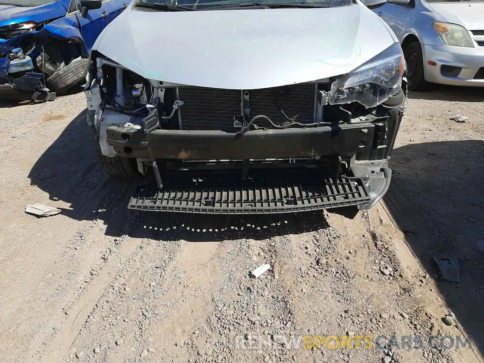 9 Photograph of a damaged car 5YFBURHE1KP875694 TOYOTA COROLLA 2019