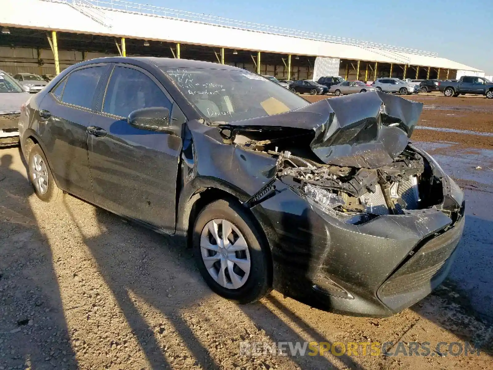 1 Photograph of a damaged car 5YFBURHE1KP876277 TOYOTA COROLLA 2019