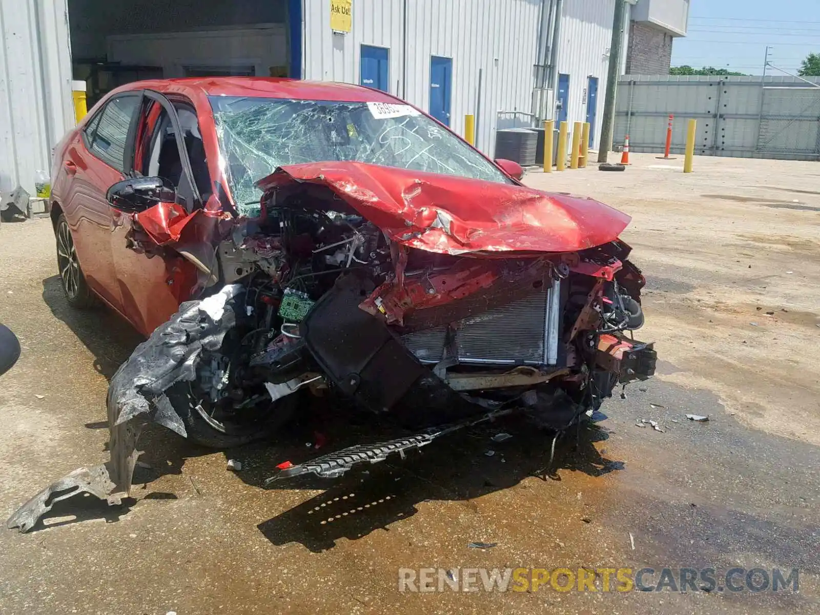 1 Photograph of a damaged car 5YFBURHE1KP877154 TOYOTA COROLLA 2019