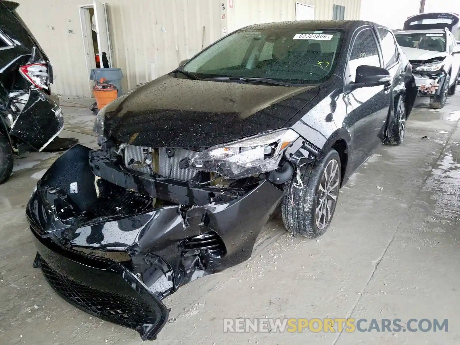 2 Photograph of a damaged car 5YFBURHE1KP877591 TOYOTA COROLLA 2019