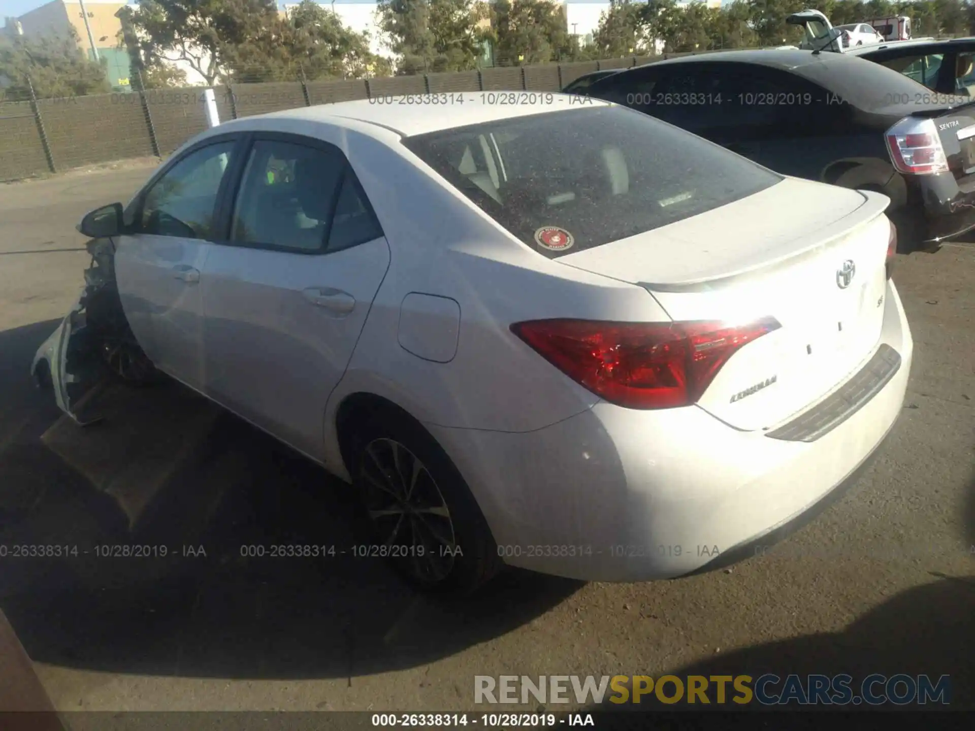 3 Photograph of a damaged car 5YFBURHE1KP877901 TOYOTA COROLLA 2019