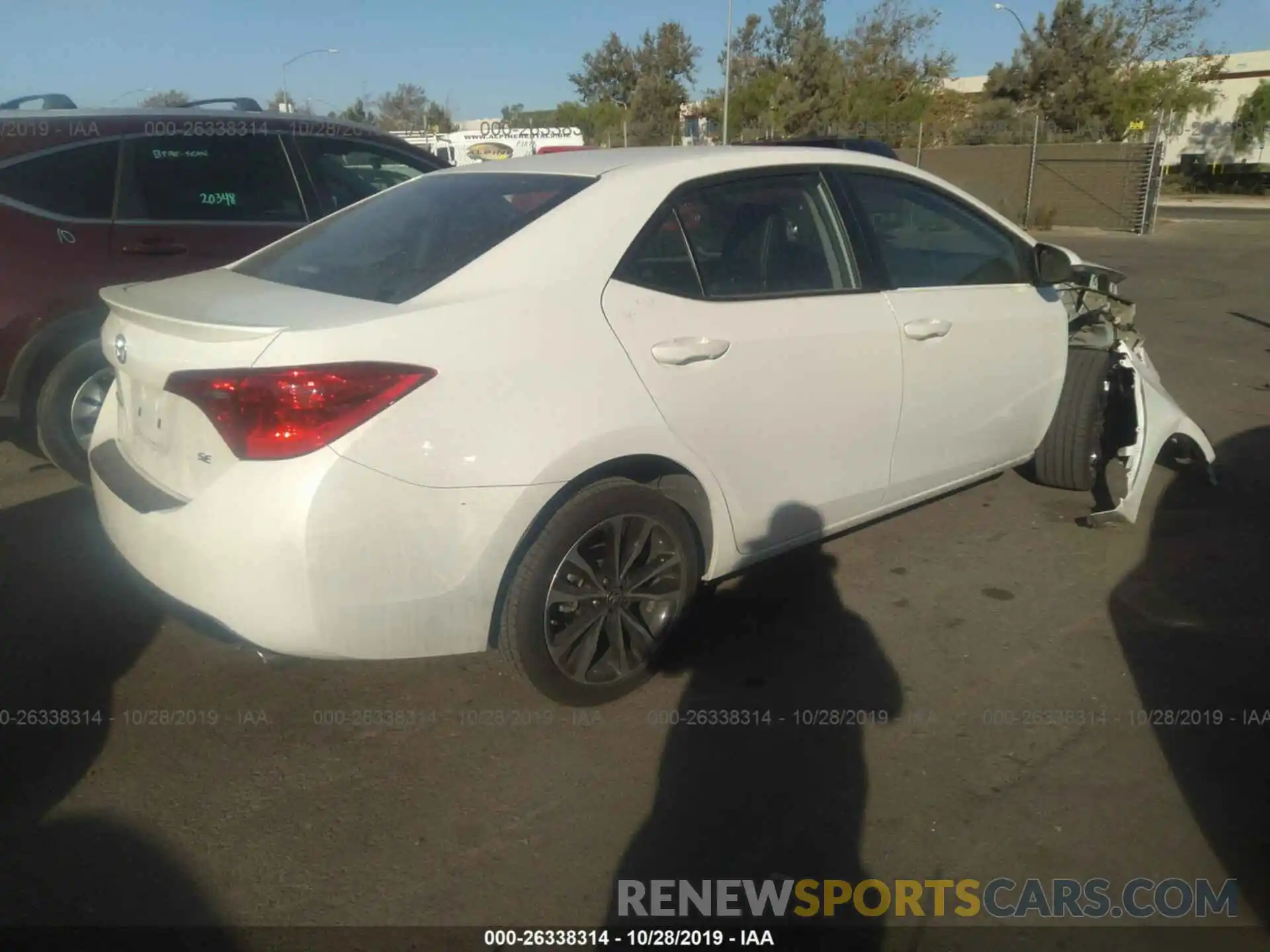 4 Photograph of a damaged car 5YFBURHE1KP877901 TOYOTA COROLLA 2019