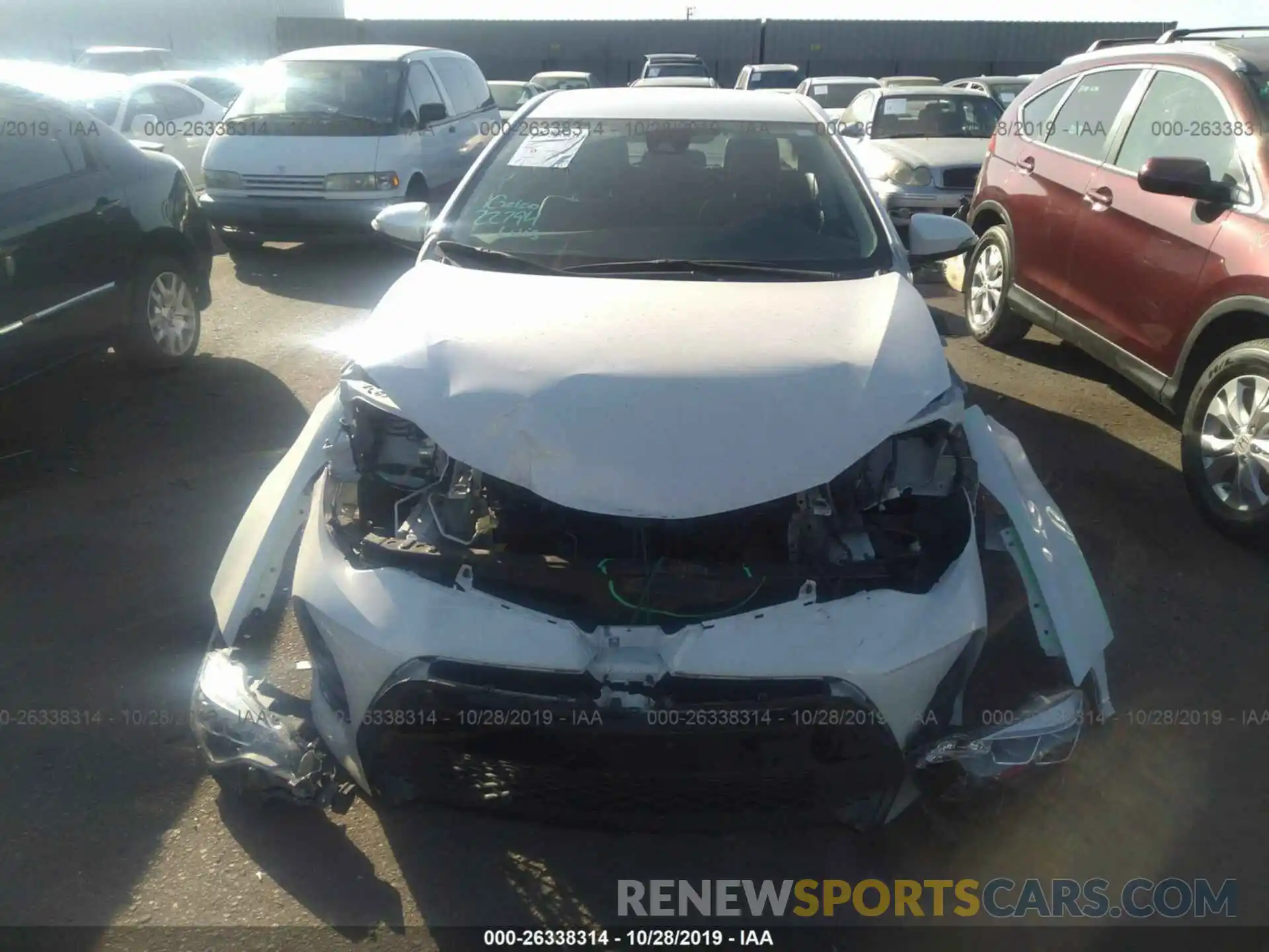 6 Photograph of a damaged car 5YFBURHE1KP877901 TOYOTA COROLLA 2019