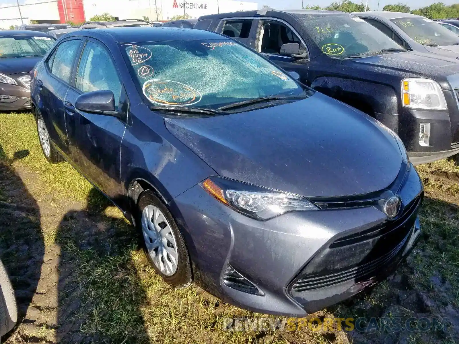 1 Photograph of a damaged car 5YFBURHE1KP878045 TOYOTA COROLLA 2019