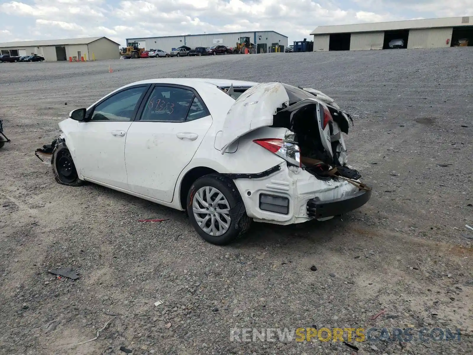 2 Photograph of a damaged car 5YFBURHE1KP878059 TOYOTA COROLLA 2019