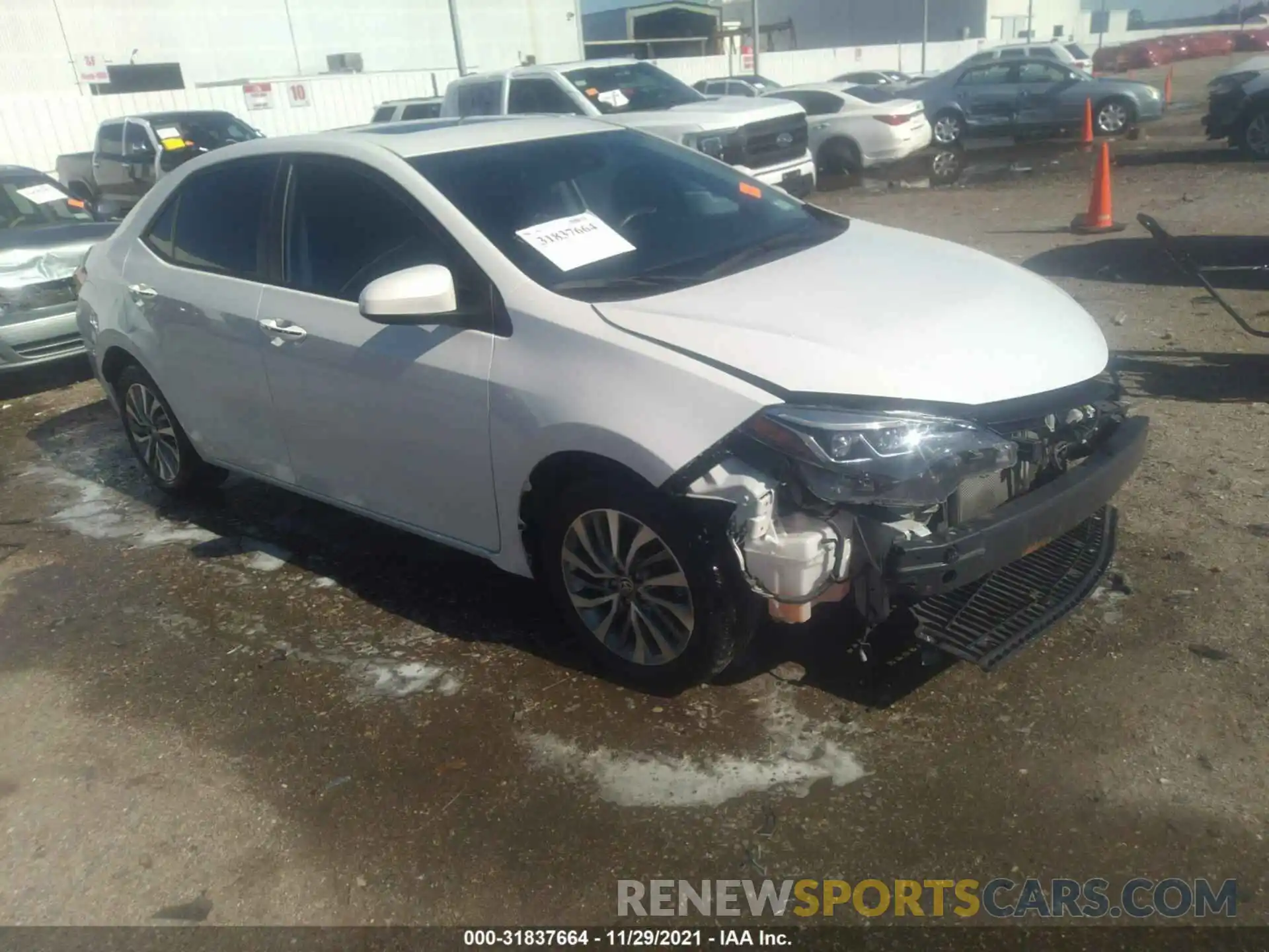 1 Photograph of a damaged car 5YFBURHE1KP878286 TOYOTA COROLLA 2019