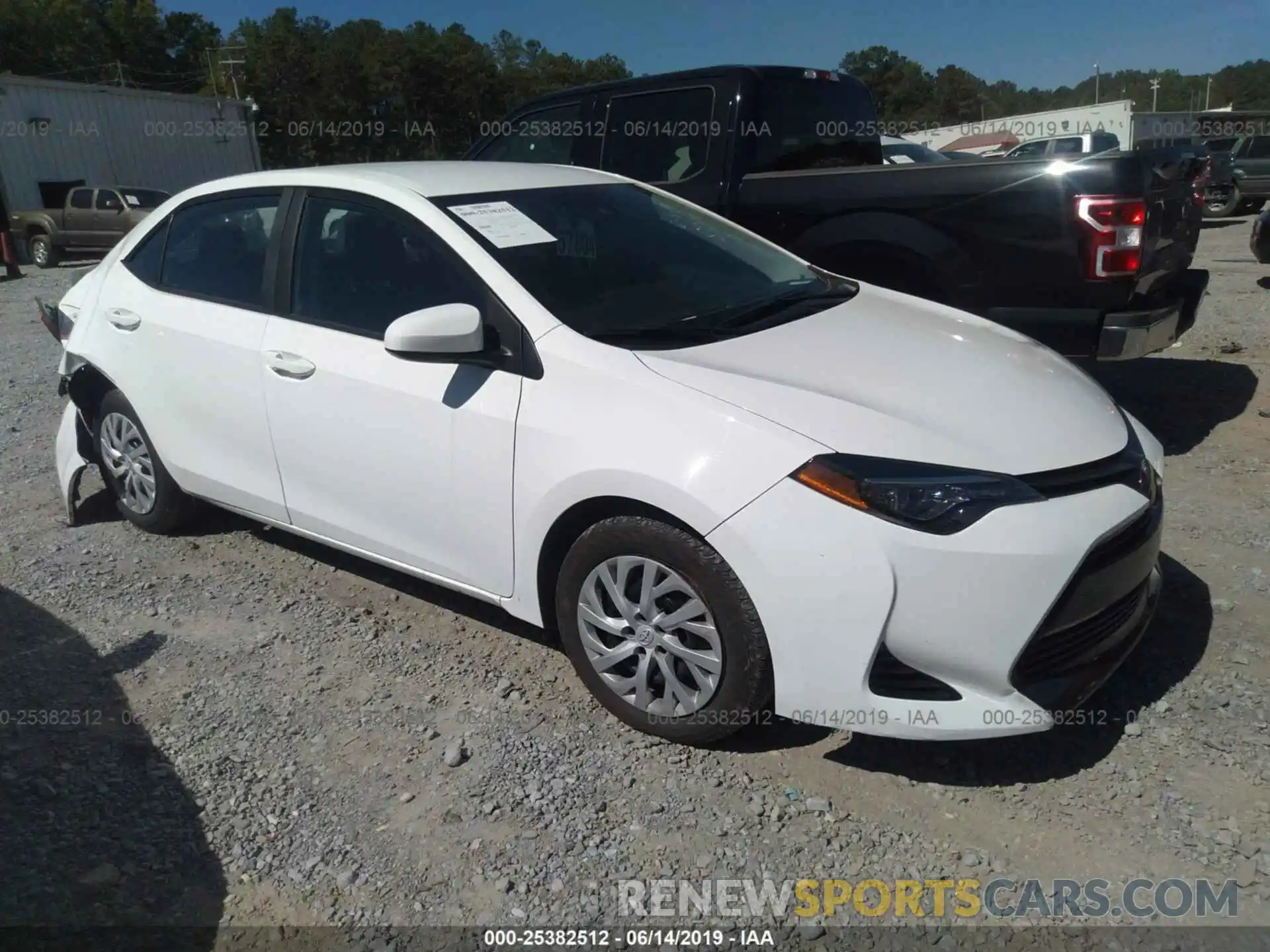 1 Photograph of a damaged car 5YFBURHE1KP878434 TOYOTA COROLLA 2019