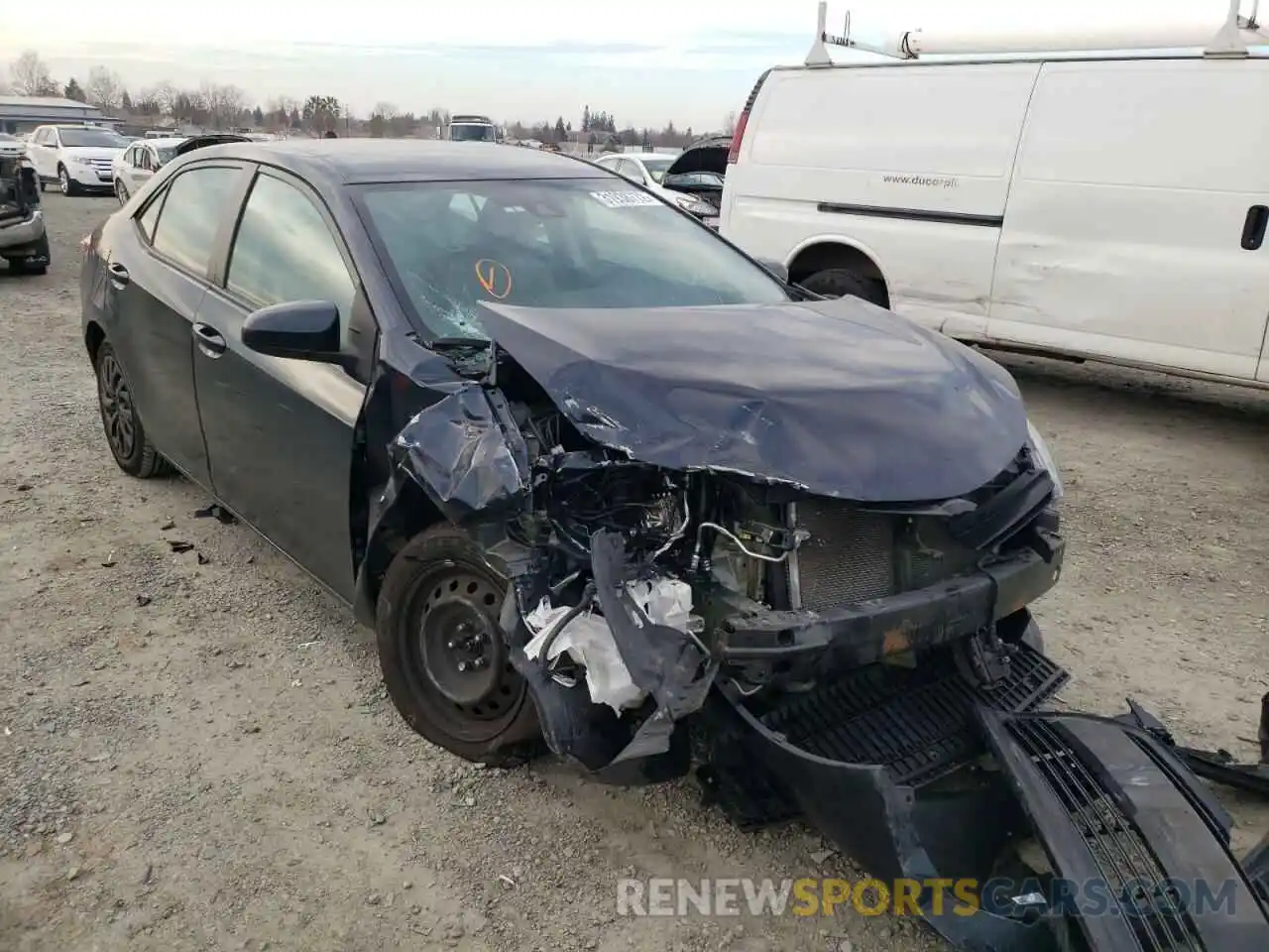 1 Photograph of a damaged car 5YFBURHE1KP878529 TOYOTA COROLLA 2019